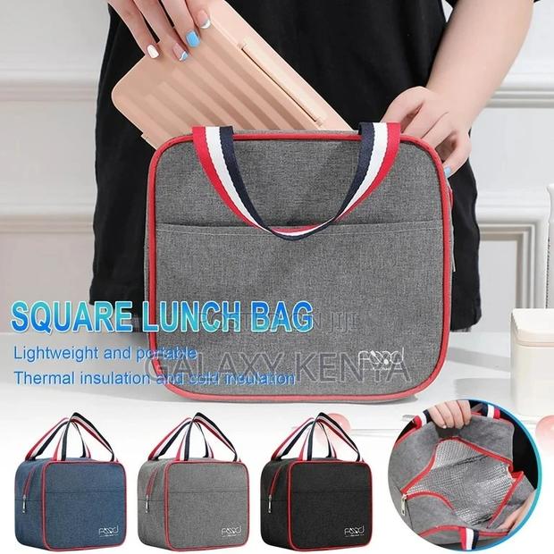 6l Insulated Square Lunch Bag With Carry Handles - thumbnail 7