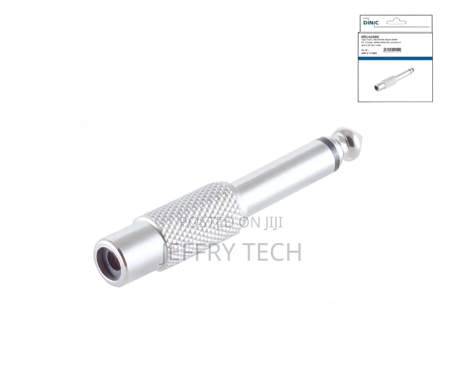 Audio Adapter 6.3mm Jack - Rca Socket, 6.3mm Mono Jack to Rca Socket,