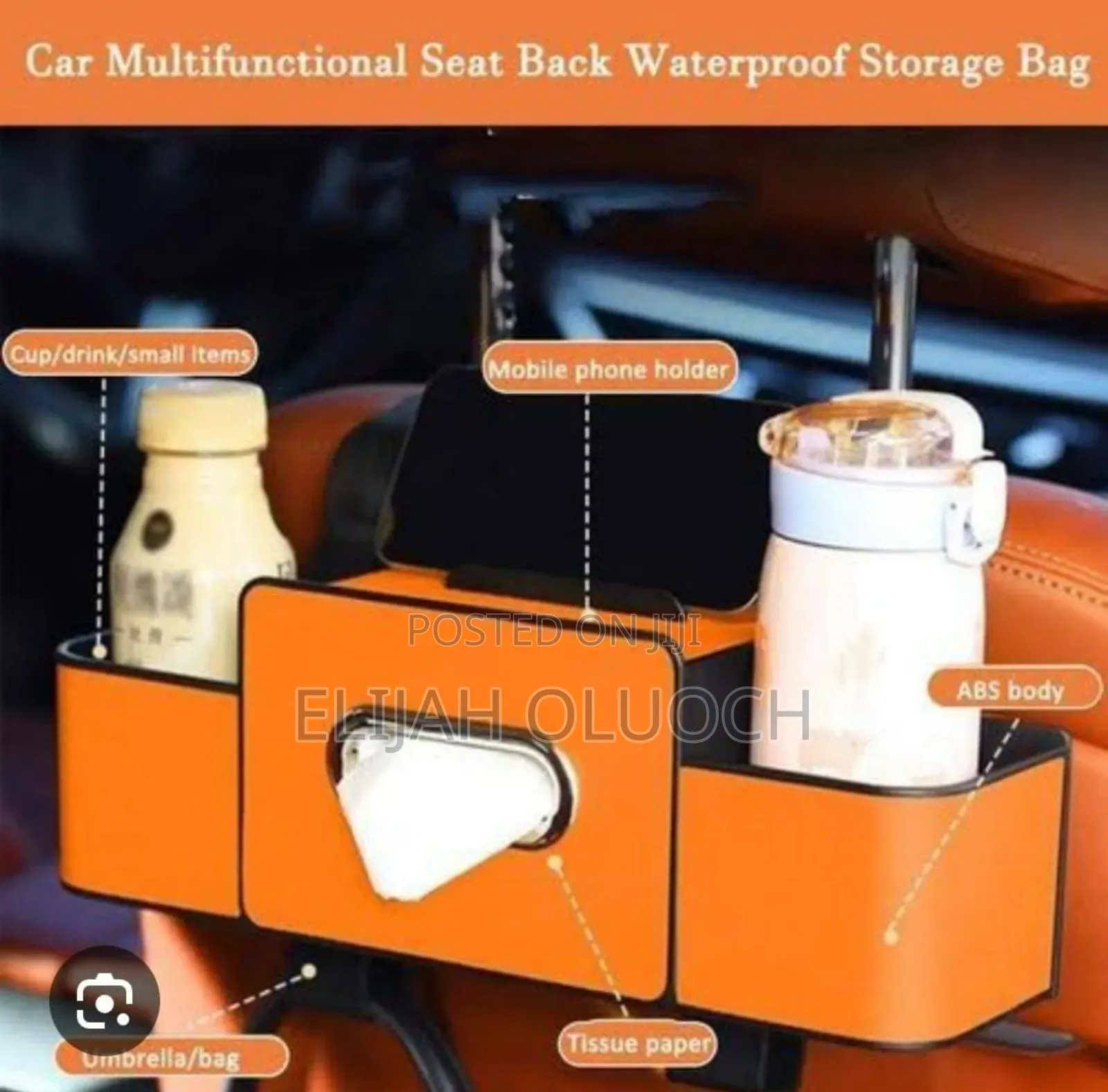 Car Backseat/Storage Car Organizer With  Compartment  Car Head Rest