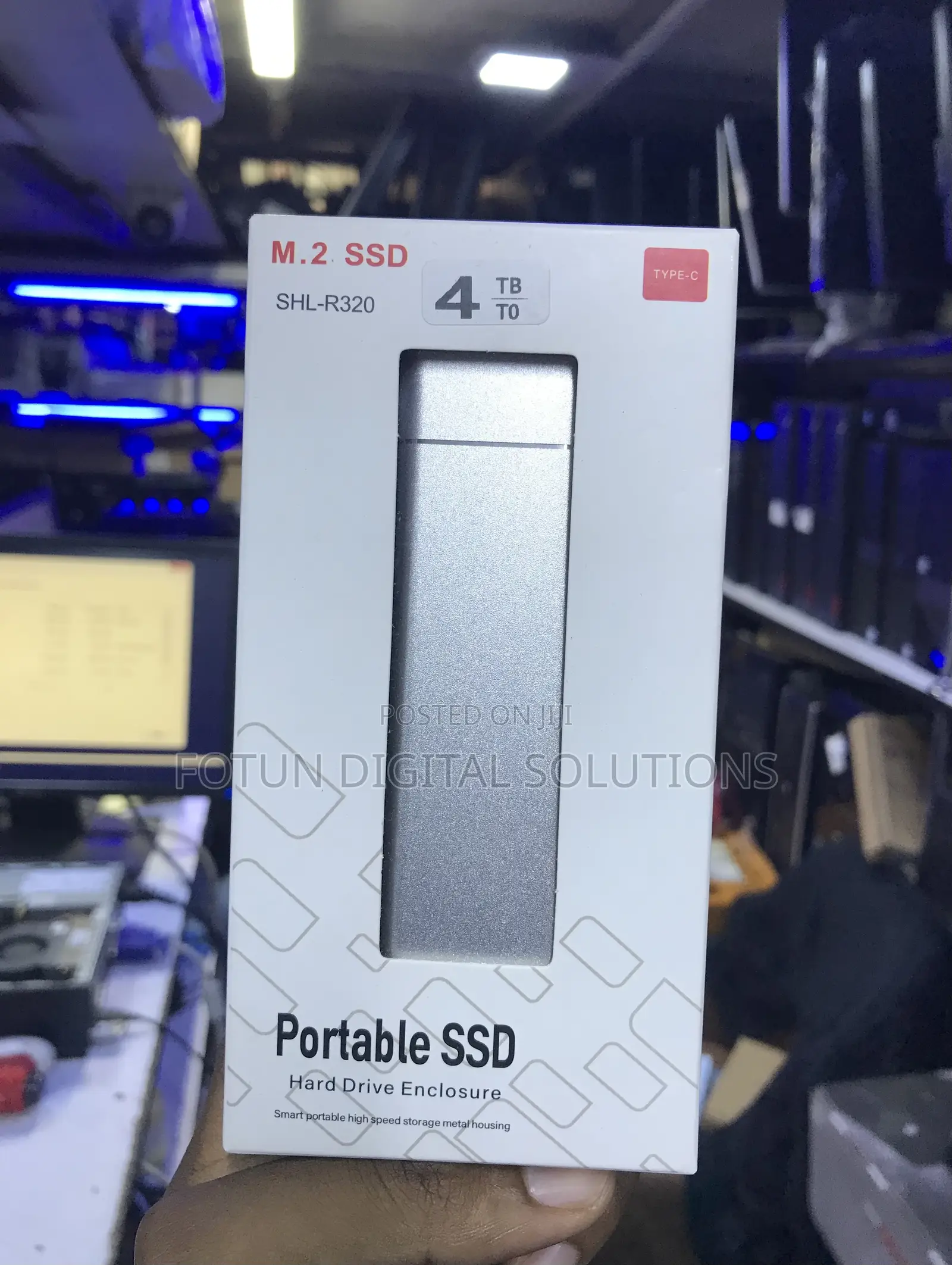 4tb Ultra Slim Portable SSD - Usb-C, Pocket-Sized, Mac Pc Compatible