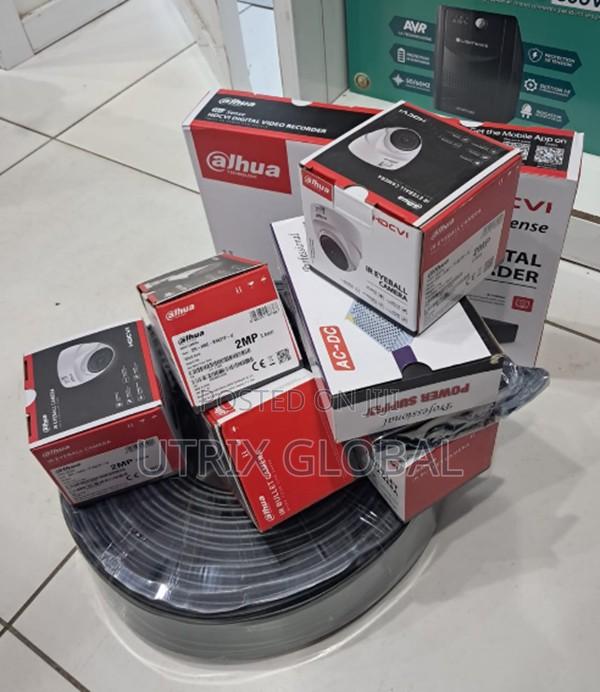 Original Dahua 4 Camera Full Hd Cctv Package