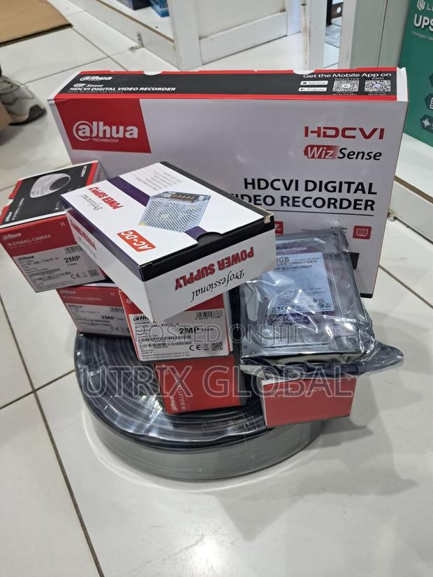 Dahua Complete Cctv Kit With Dvr And 4 Cameras