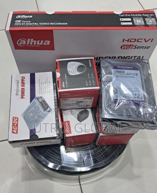 Dahua 4 Camera Surveillance System Ready Install