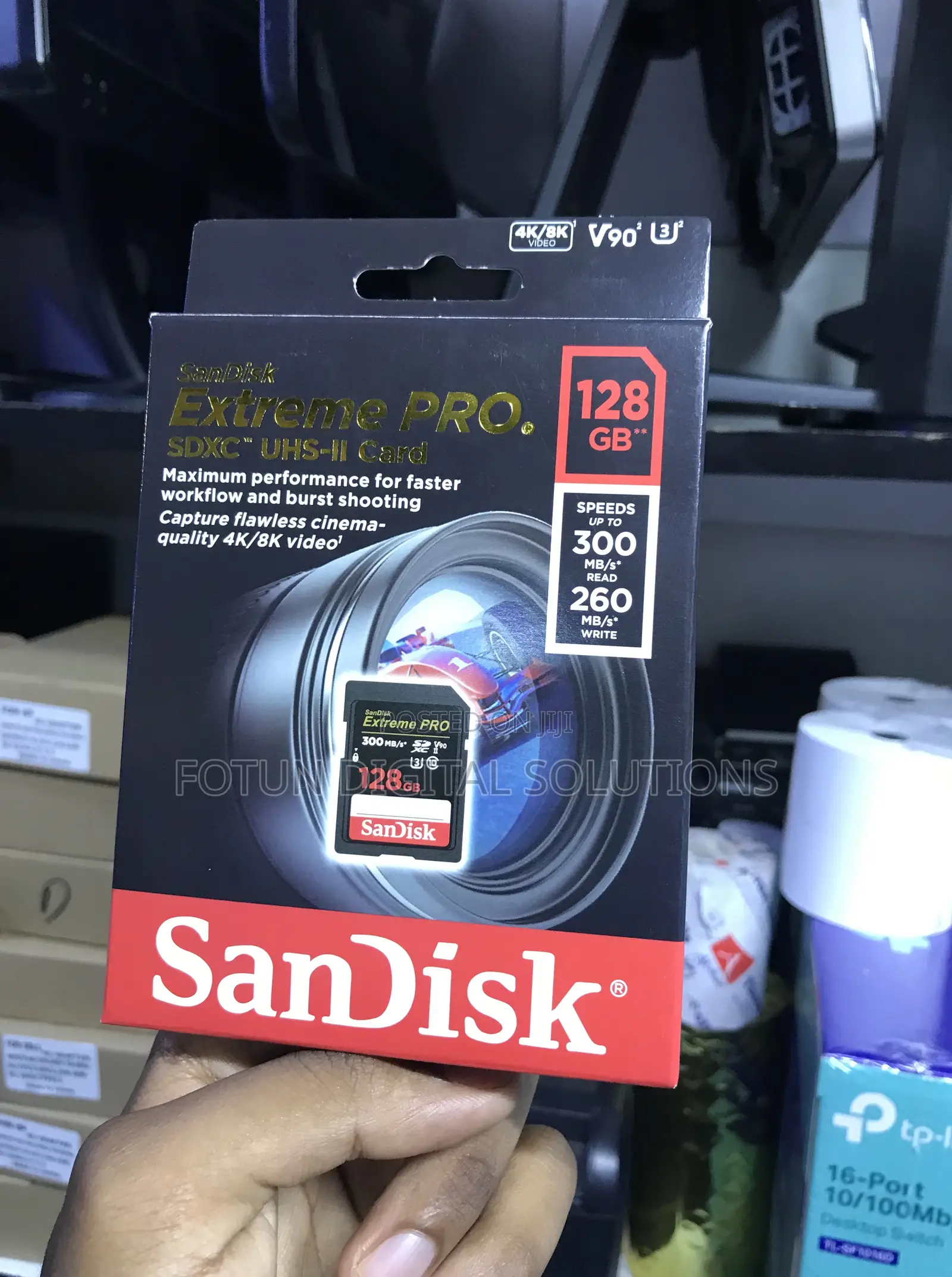 128gb Sd Card for Mirrorless Cameras - Sandisk Extreme Pro 300mb/S