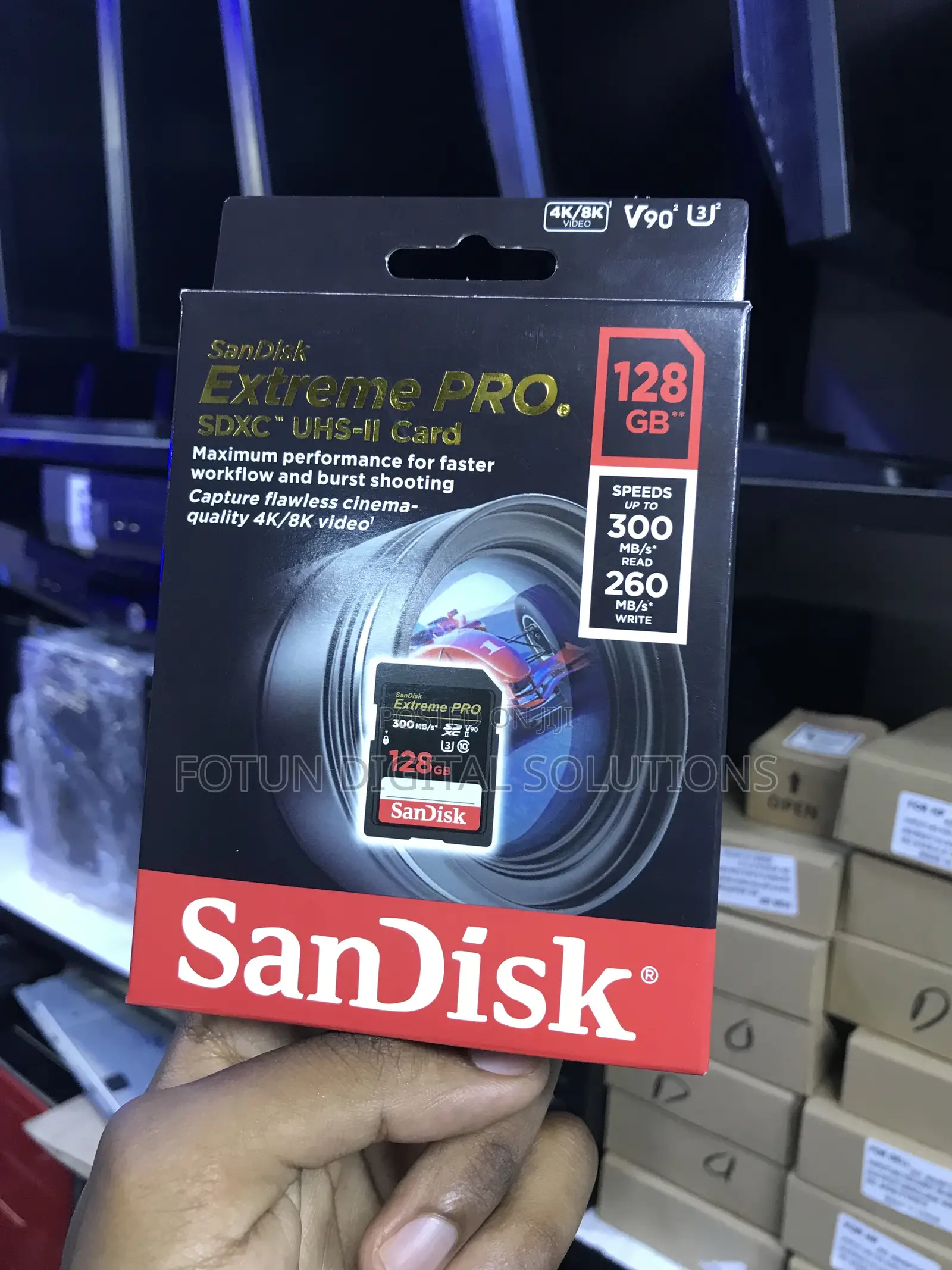 Sandisk Extreme Pro 128gb - Rugged,All-Weather for Outdoor Photography
