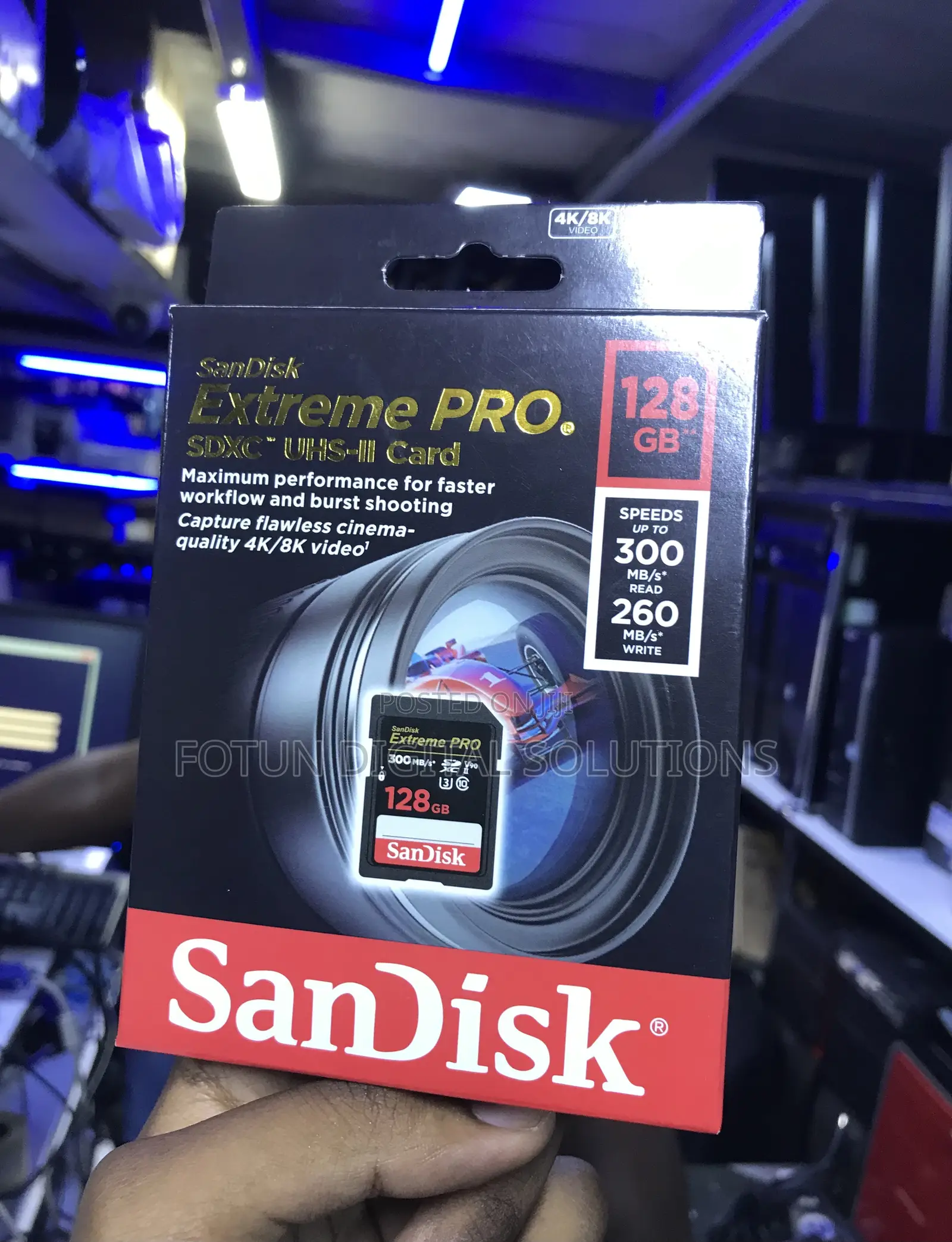 Sandisk Extreme Pro 128gb Card Bundle - Includes Card Reader Case