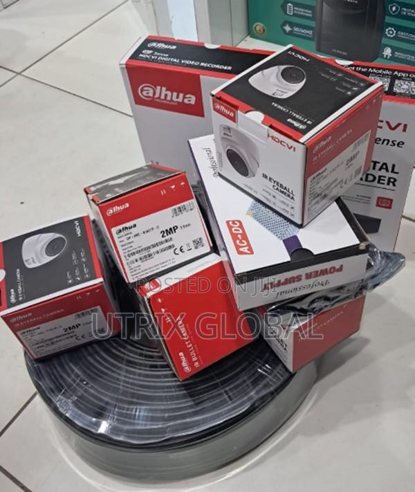 Dahua Cctv Kit With Dvr Hard Disk And Cameras