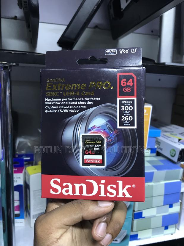 64gb Sd Card for Content Creation - Sandisk Extreme Pro, / Ready - main view