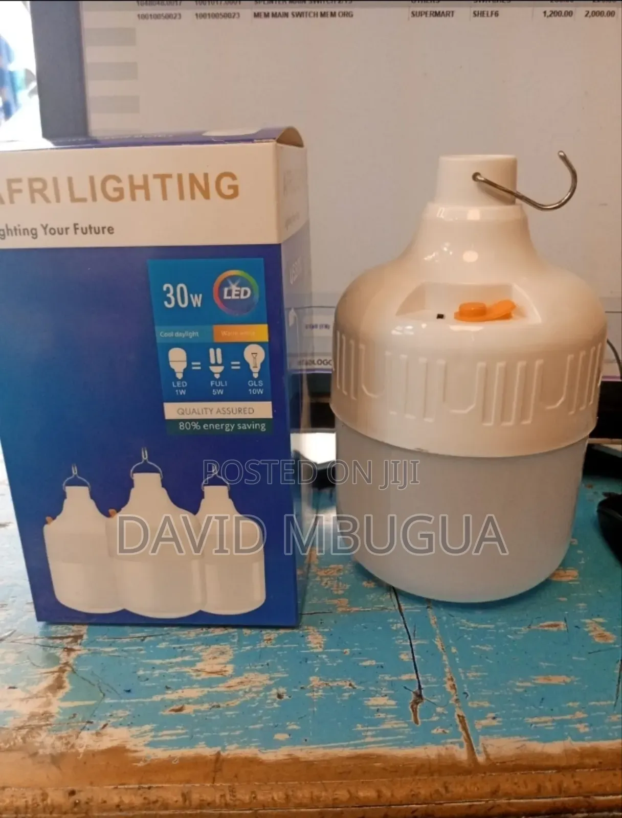 Rechargeable Bulbs.
