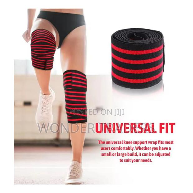 A Pair for Knee Wraps* Men Fitness Weight Lifting Elastic Bandage