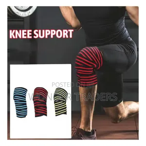 A Pair for Knee Wraps* Men Fitness Weight Lifting Elastic Bandage