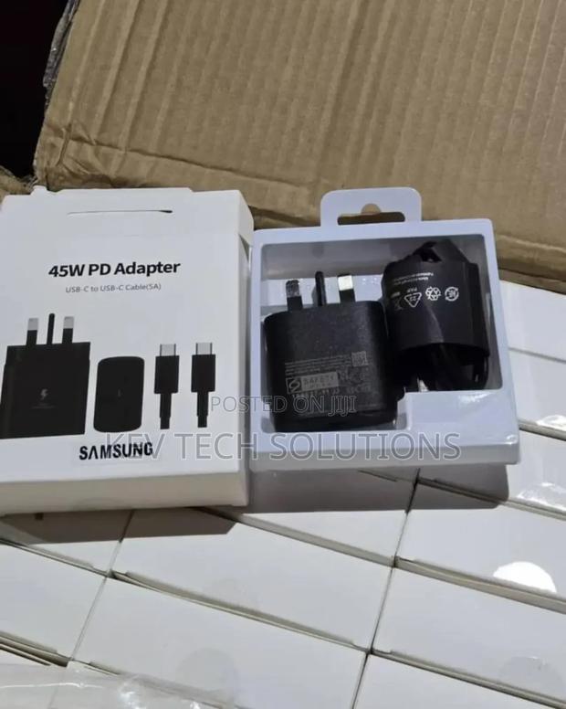 45w Samsung Charger Plus Type C to Type Super Fast Cable. - thumbnail 2