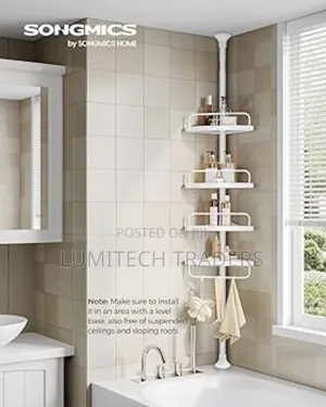 4-Tier Telescopic Corner Shelf