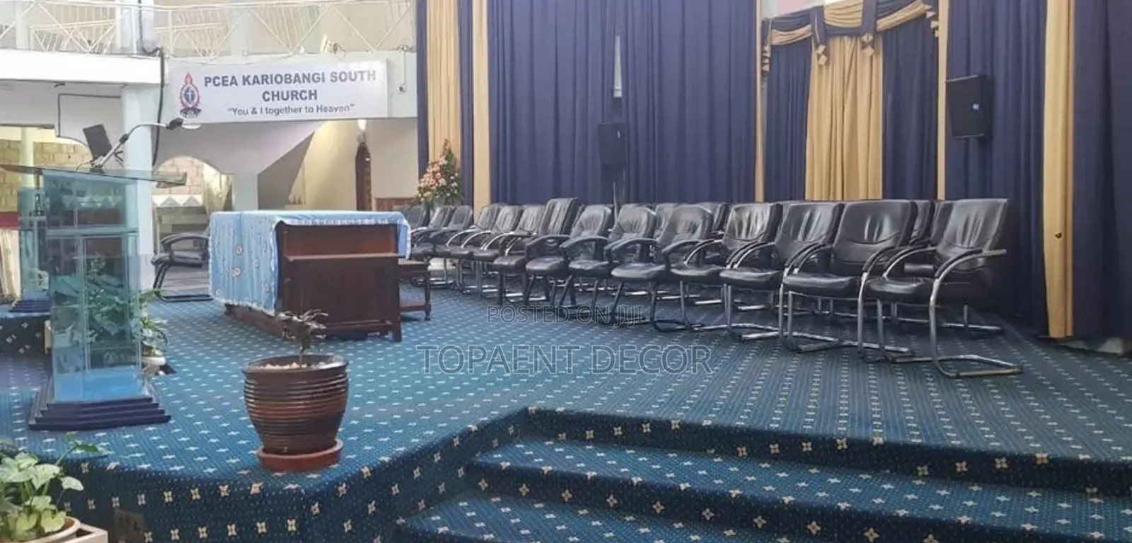 Step Into Presidential Grade Comfort Wall To Wall Blue  Carpet