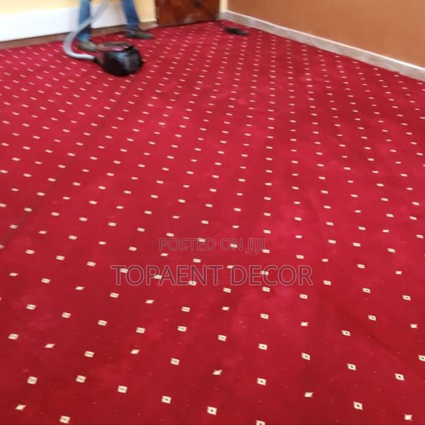 Turning Ordinary Rooms Into Presidential Spaces 12mm Red Printedcarpet
