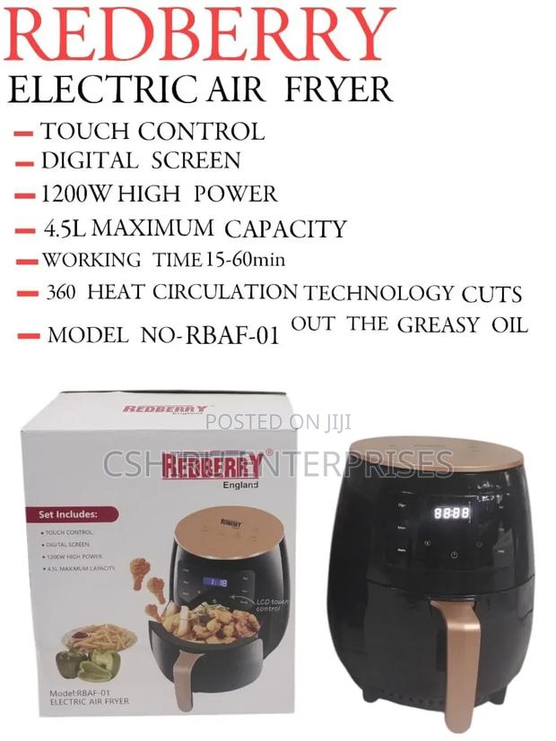4.5litres Redberry Airfryer