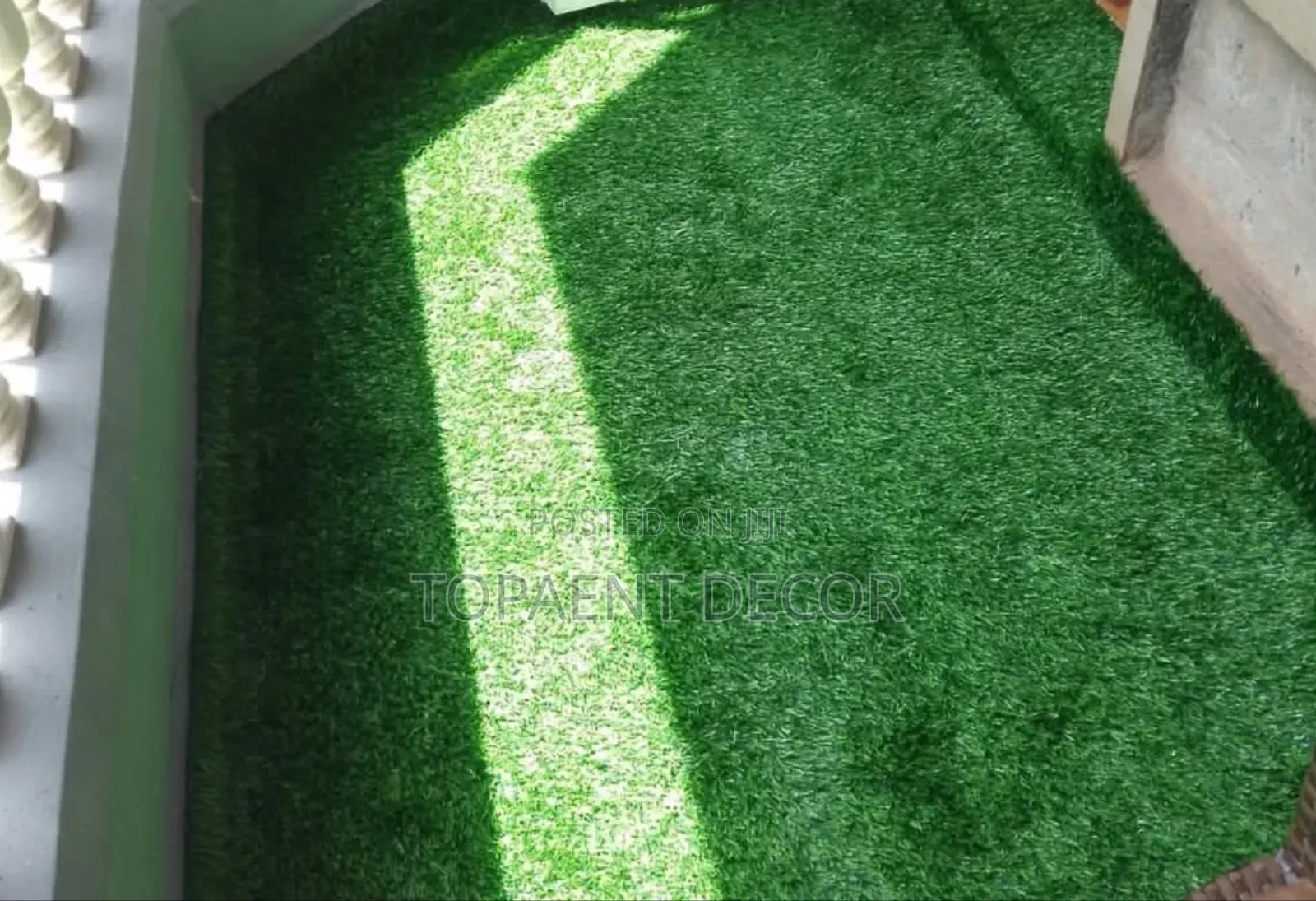 Green Easy Installation With Contact Glue Artificial Grass Carpet