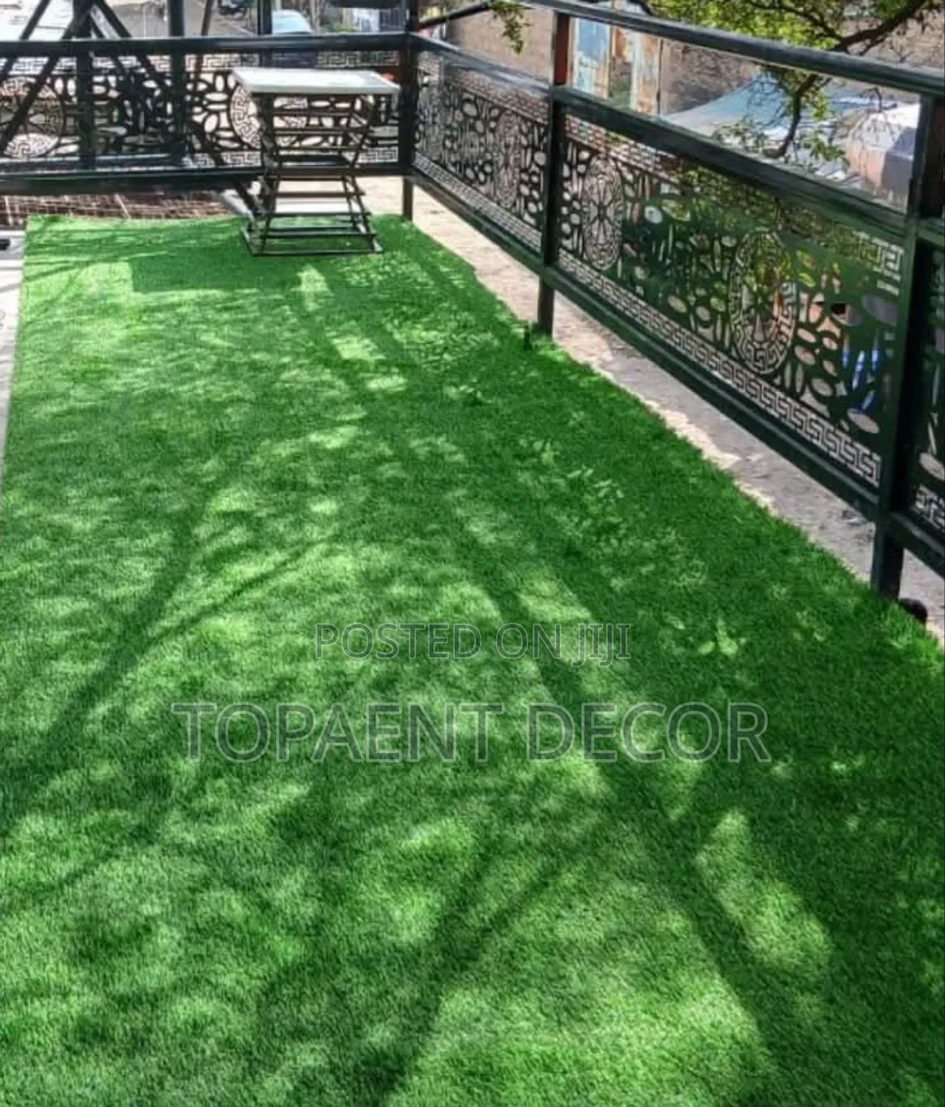 20mm Gazeboo Area Revamp With Artificial Green Grass Carpet