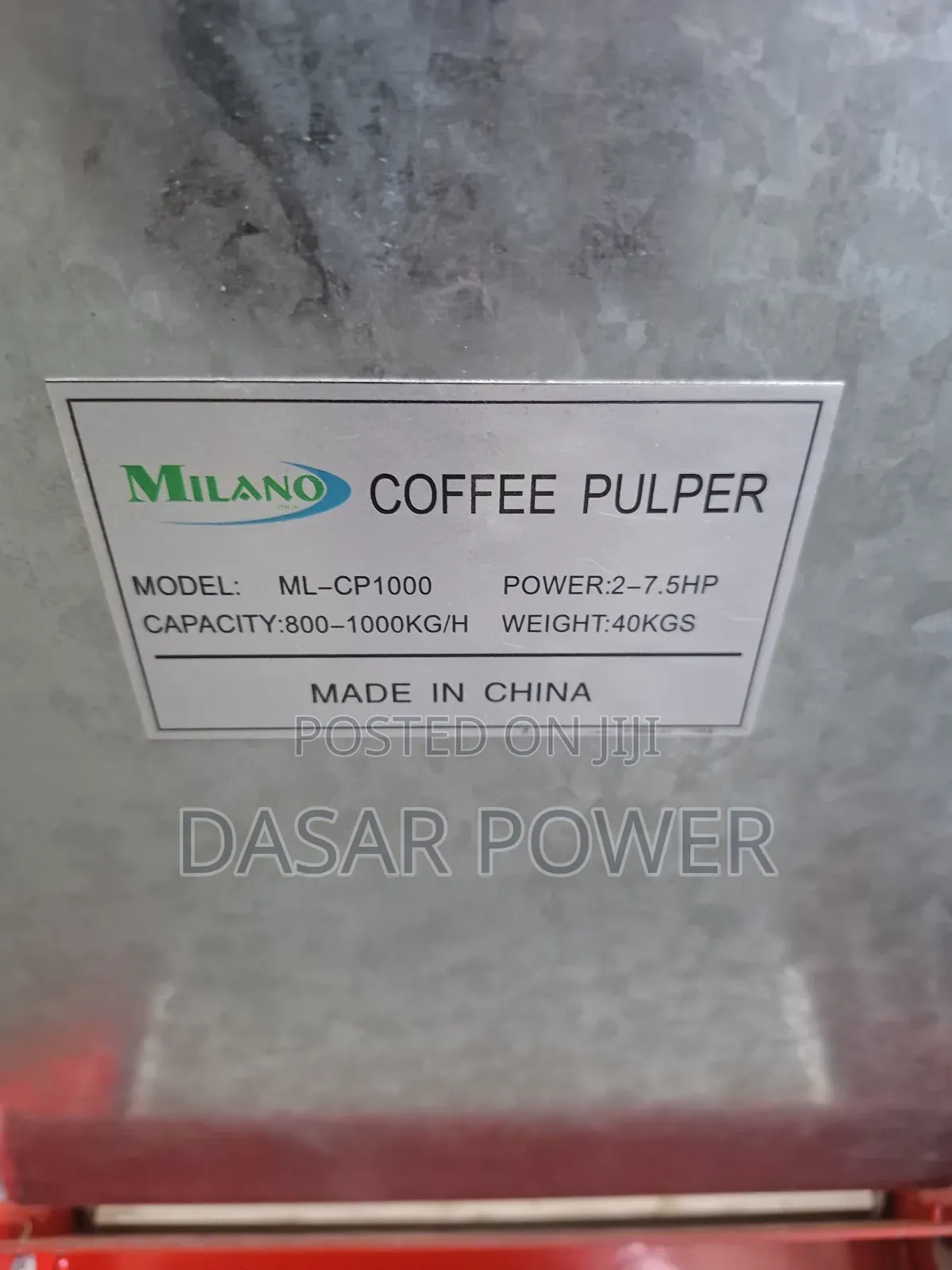 Motorized Coffee Pulper Machine