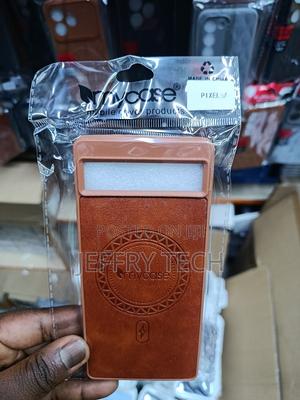 Brown Pu Leather Phone Case for the Google Pixel 6a - thumbnail 2