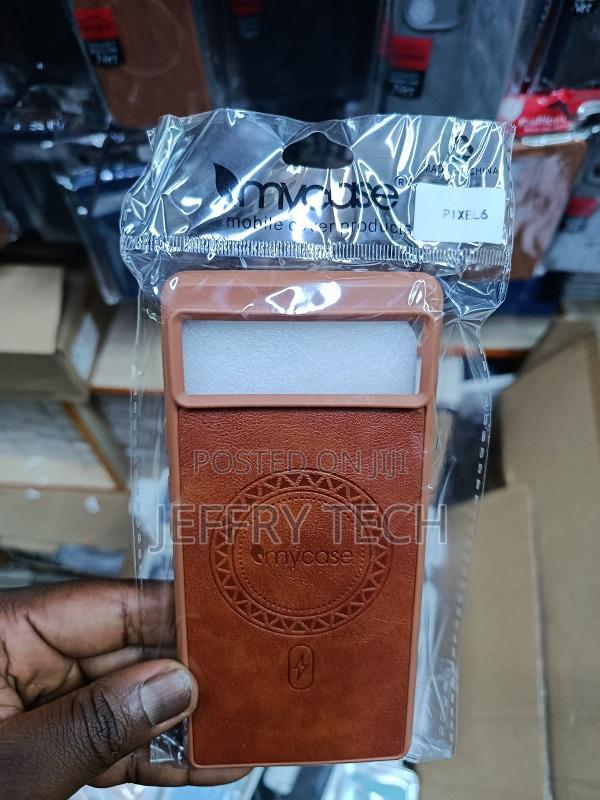 Leather Phone Case for a Google Pixel 6 Phone. - main view