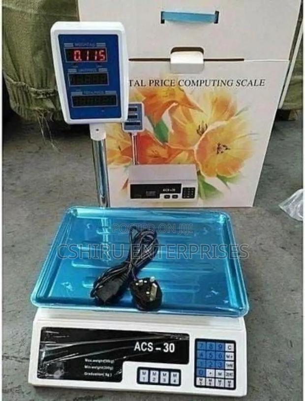 Digital Weighing Scale - Up To 30kgs With Arm