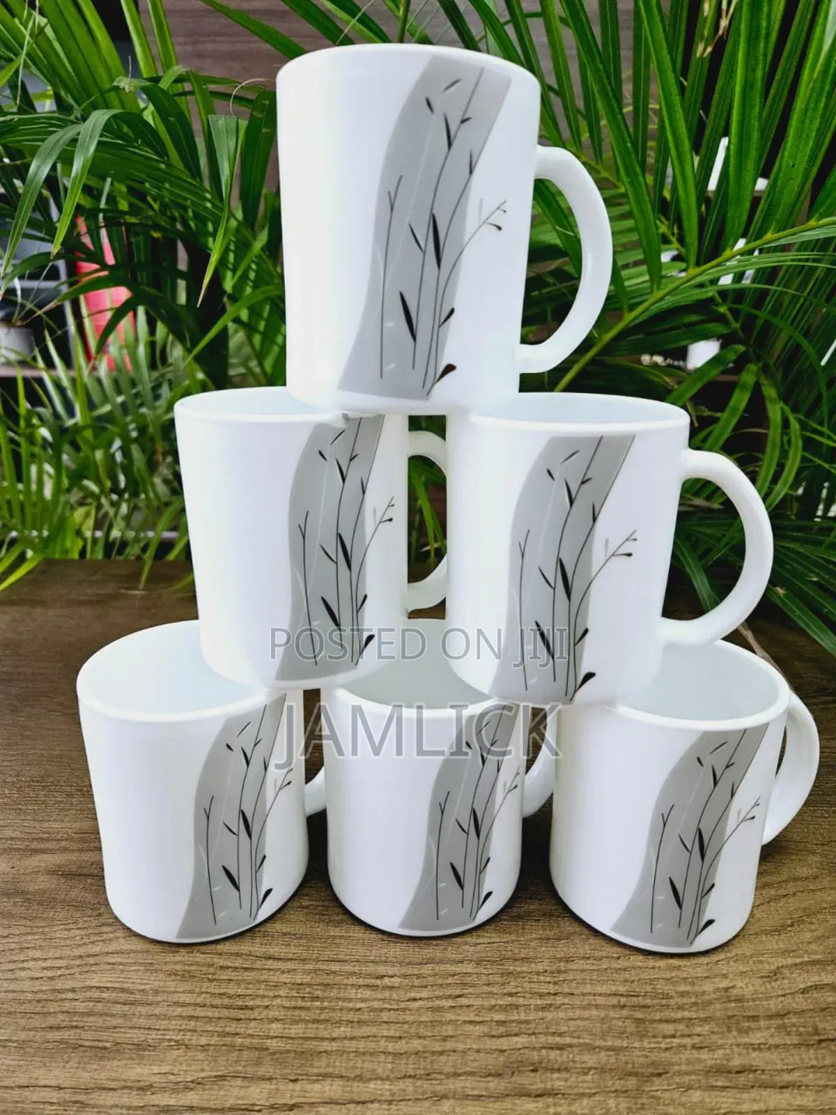 Set of 6 Ceramic Cups –Js