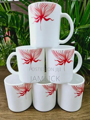 Set of 6 Ceramic Cups –Js