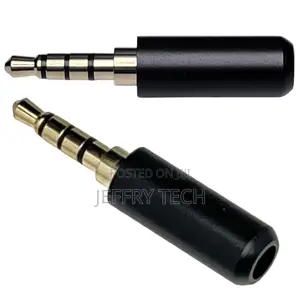 3.5mm 4 Pole TRRS Male Plug Headphone Jack Cable Connector