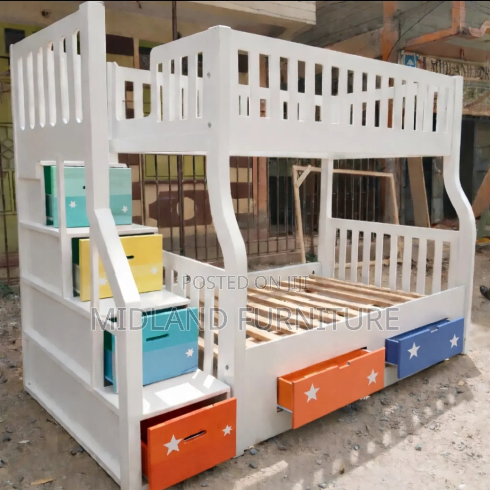 Kids Bunk Bed With Storage Drawers | Custom Made – Kenya