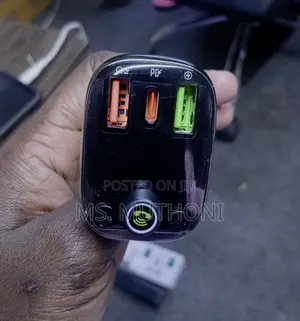 Ldnio C704q Bluetooth Fm Transmitter Triple Usb Car Charger.