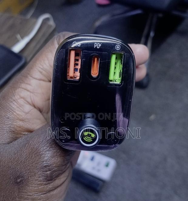 Ldnio C704q Bluetooth Fm Transmitter Triple Usb Car Charger. - thumbnail 2
