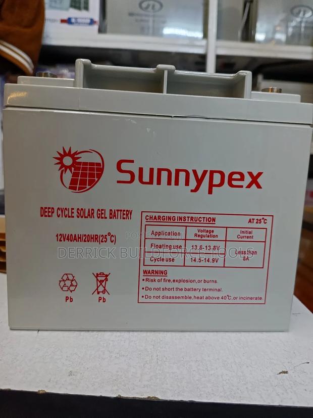 Sunnypex 12v 40ah Deep Cycle Solar Battery
