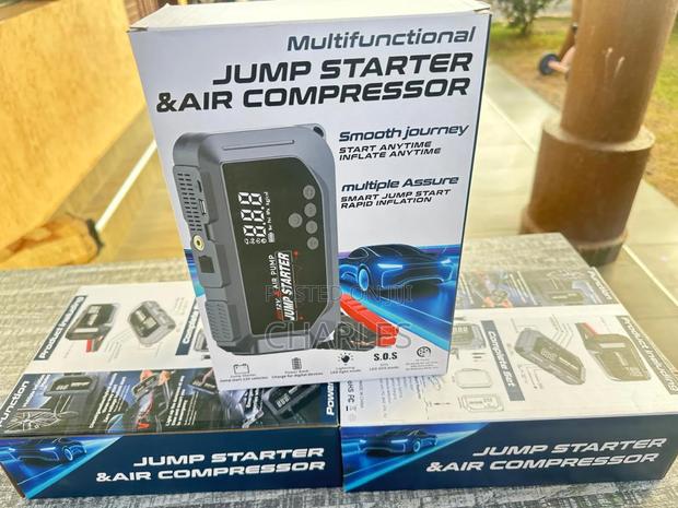 Car Jumper Kit With Air Compressor – Easy, Compact, Ready - thumbnail 4