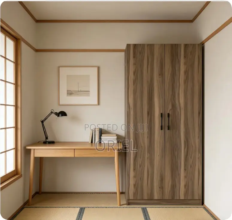 Modern Cabinet : 2-Door Modern Wooden Wardrobe Cabinet