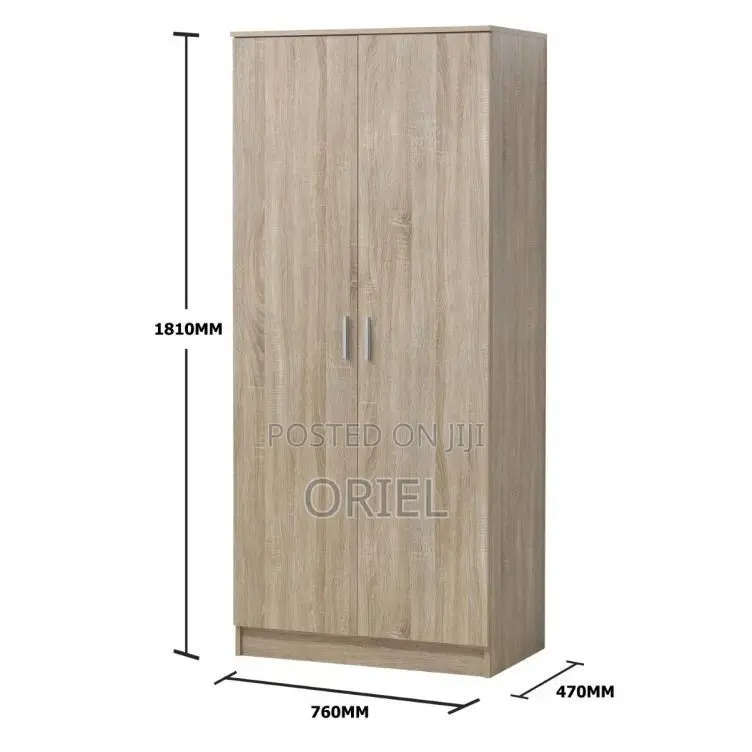 Modern Cabinet : 2-Door Modern Wooden Wardrobe Cabinet
