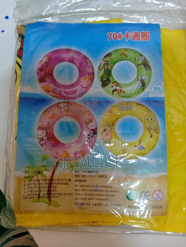 70cm Spongebob Swim Ring for Kids – Fun Pool Float - thumbnail 3