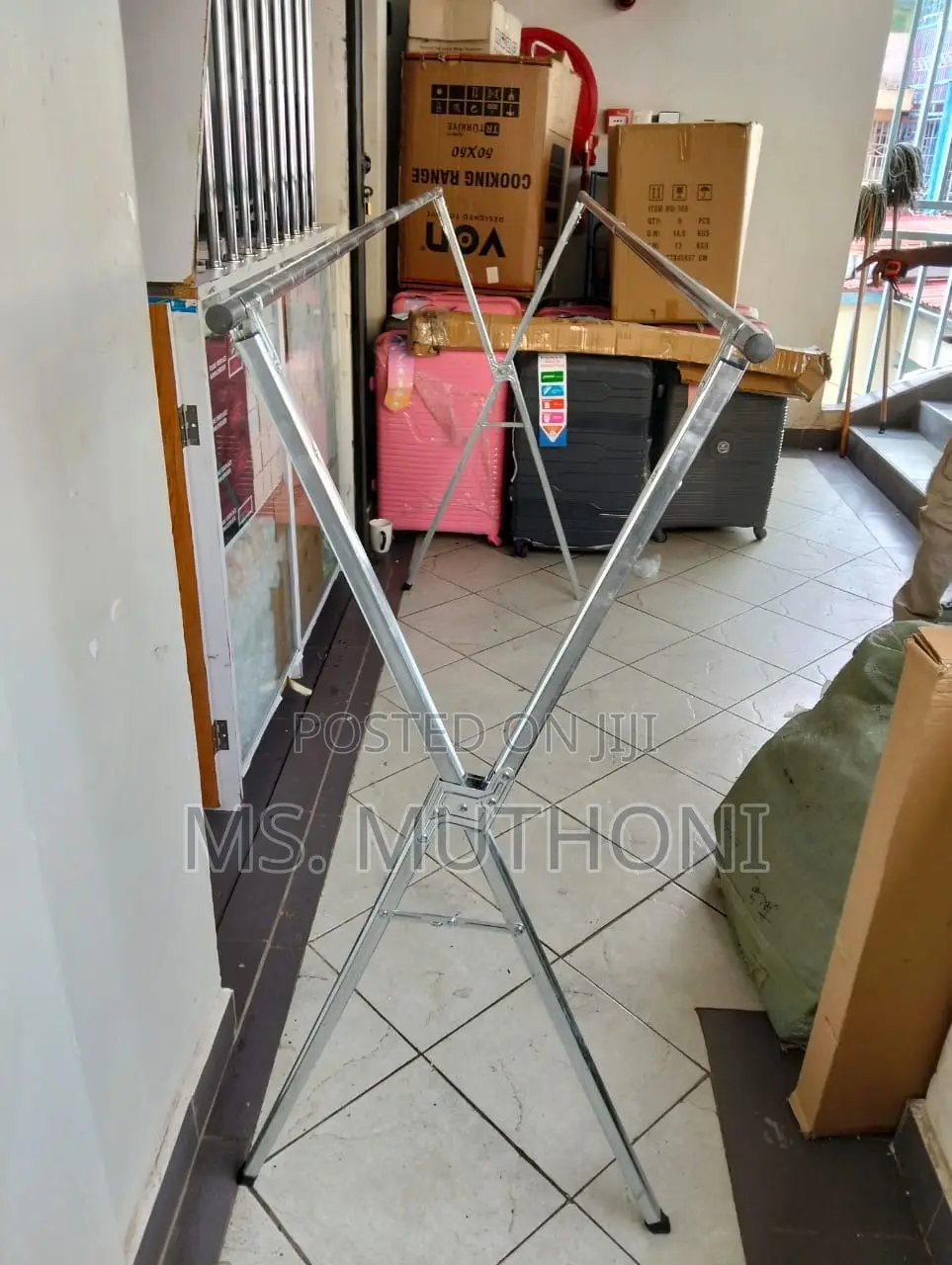 Foldable Stainless Steel Clothes Drying Rack
