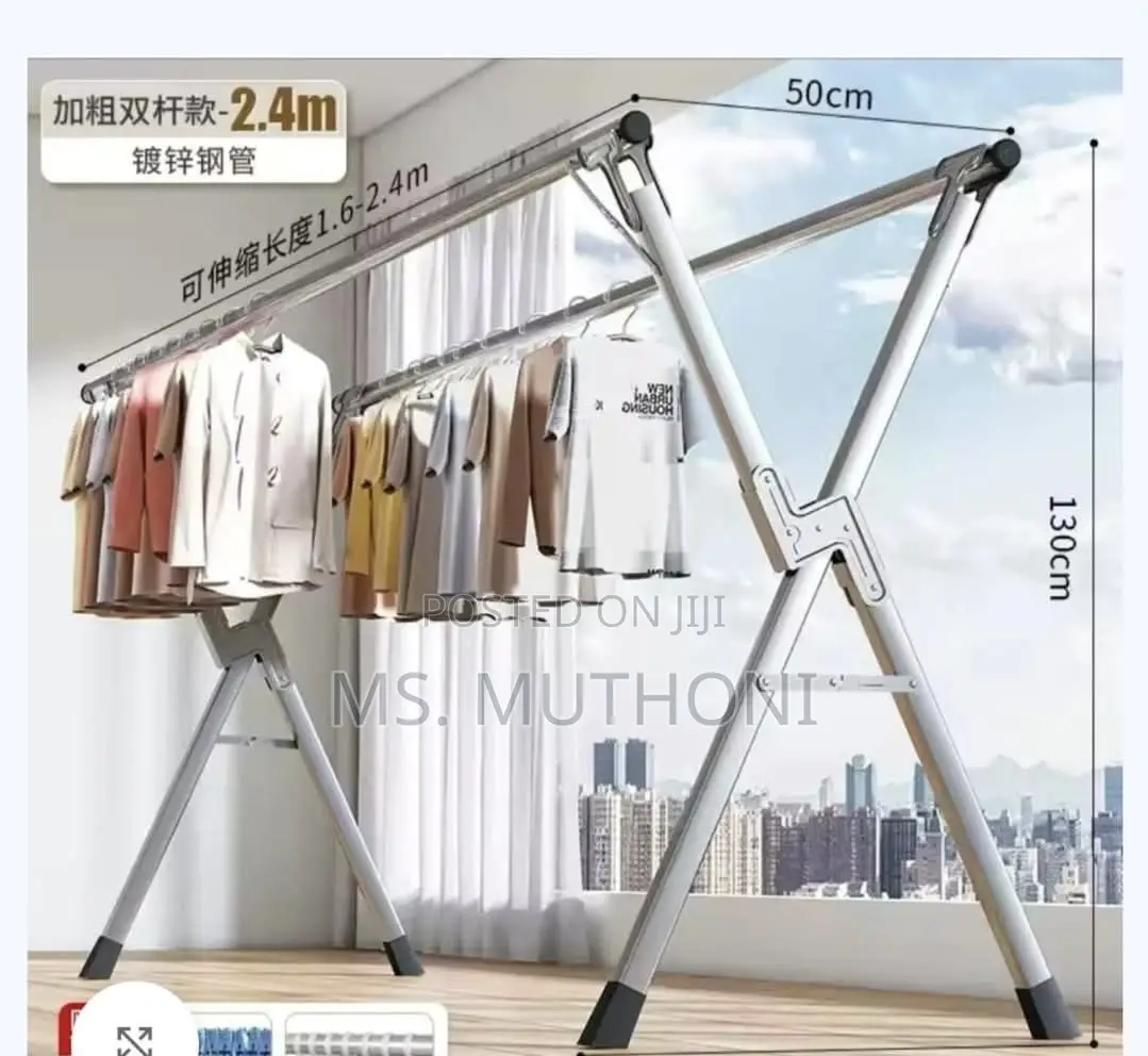 Foldable Stainless Steel Clothes Drying Rack