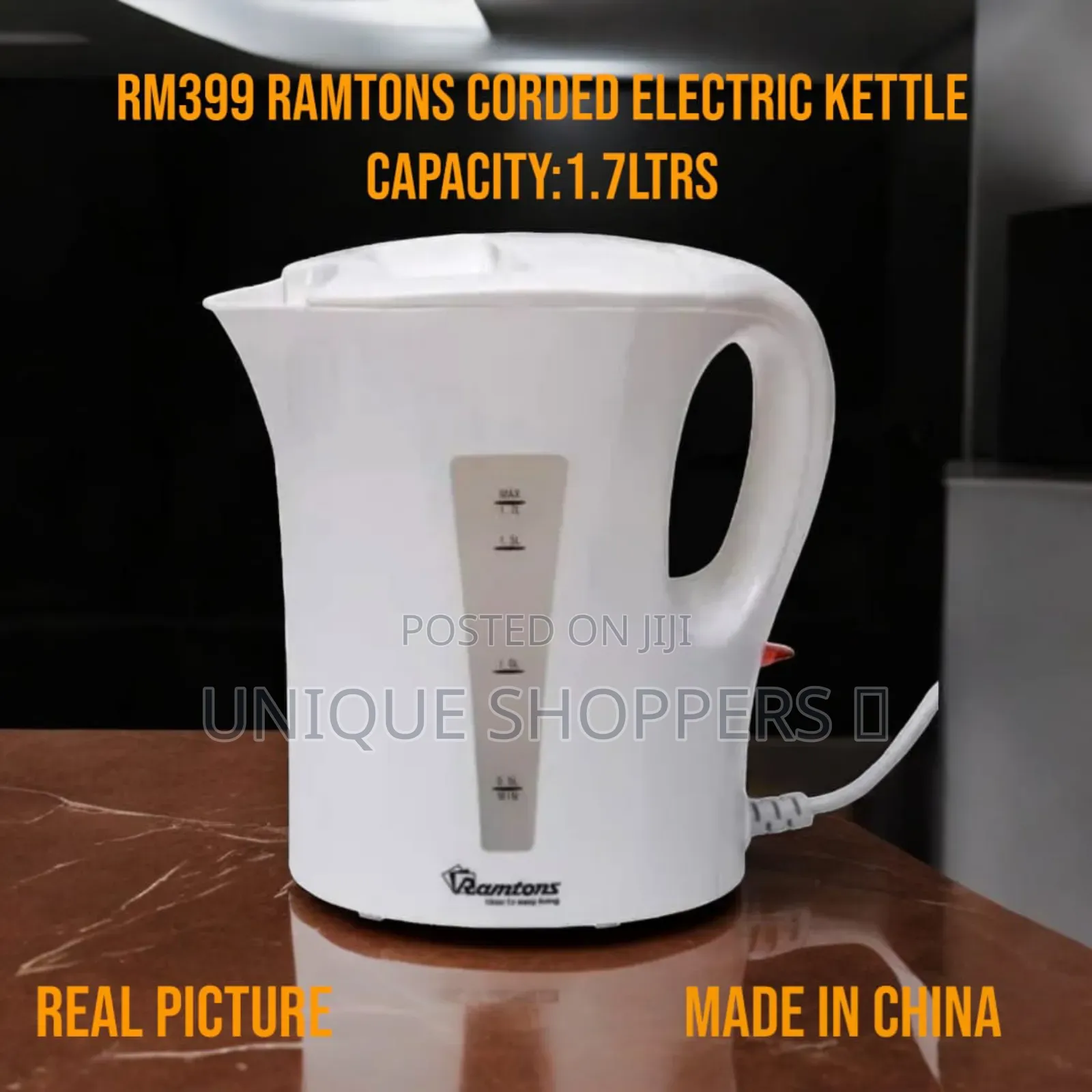 Rm399 Ramtons Corded Electric Kettle