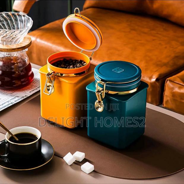 Coffee Jar Storage Jar Airtight_haw - thumbnail 3