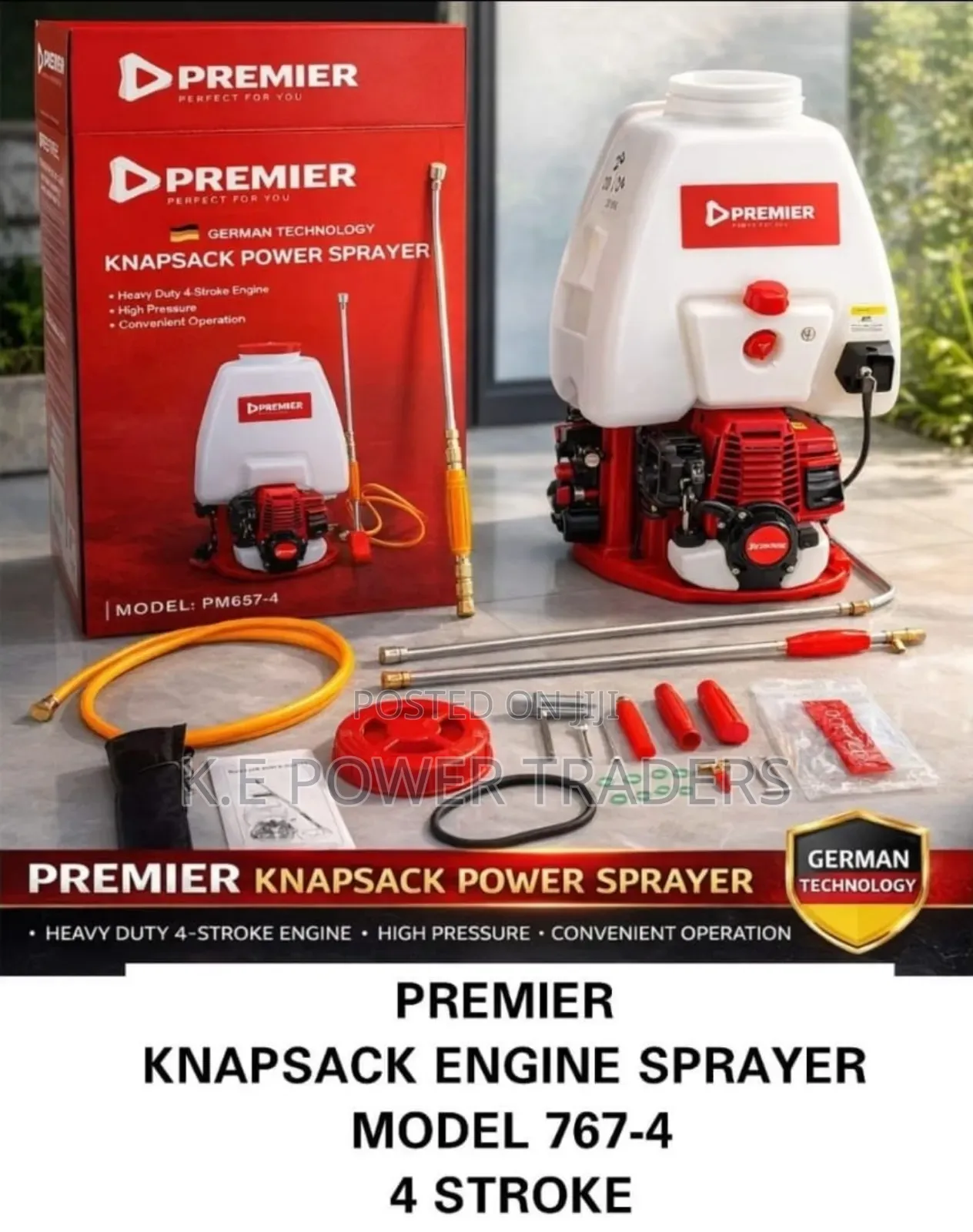 Premier Knapsack Engine Sprayer  4 Stroke