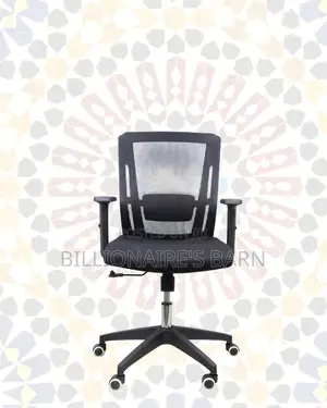 Black Origin Mesh Chair | Space-Saving Design for Compact Setups