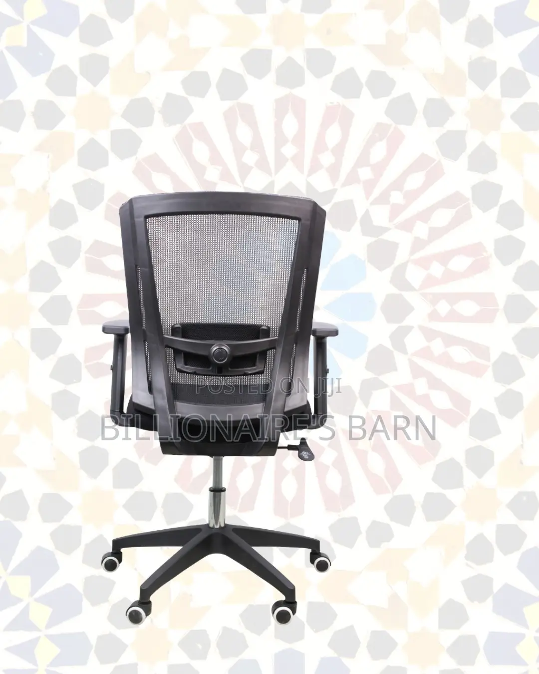 Black Origin Mesh Chair | Space-Saving Design for Compact Setups