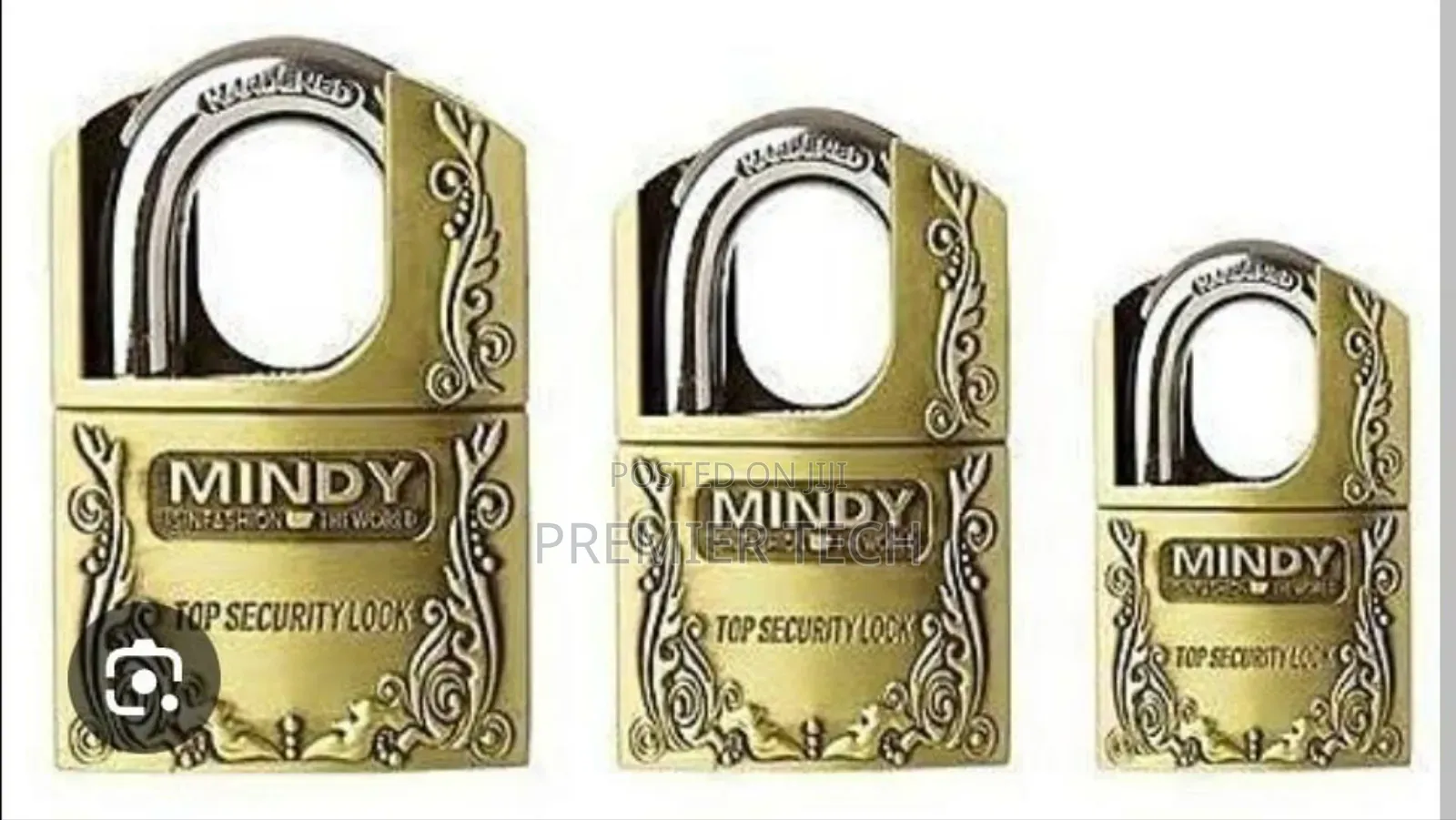 *Mindy Heavy Duty Shrouded Anti Burglar Top Security Lock Padlock*