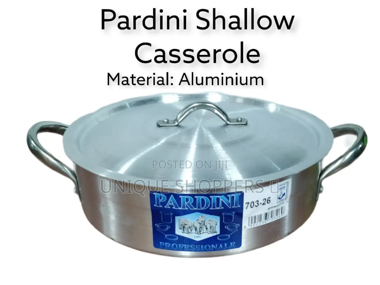 Pardini Aluminium Casserole Cook With Quality and Style Using