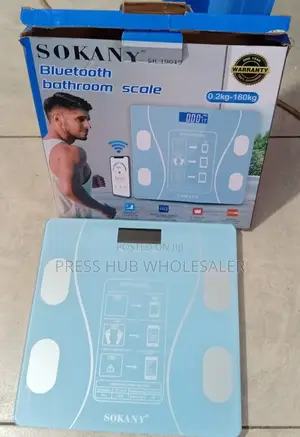 Sokany Sk-19019 Bluetooth Bathroom Scale." '