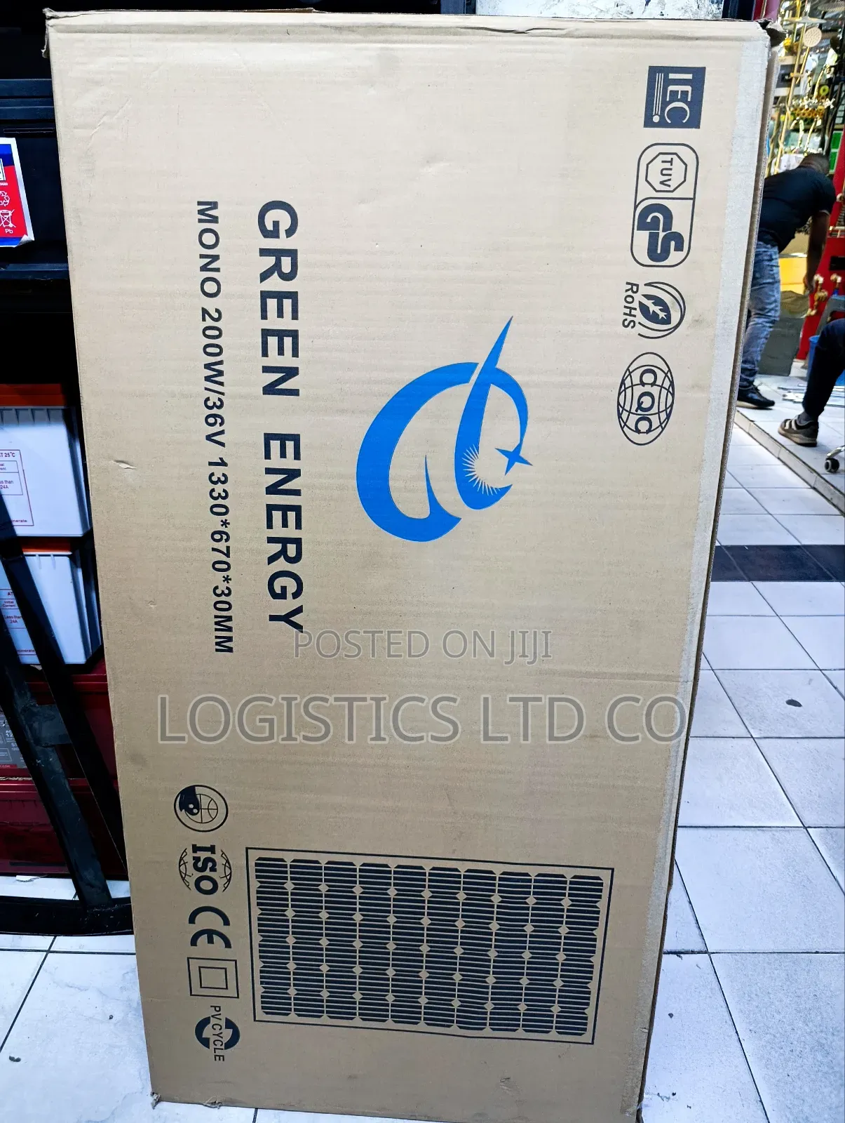 Green Energy Mono 200w/36v Solar Panel