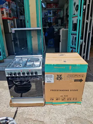 *Hisense 60x60 Cooker 3gas 1electric With Gas Sensor and Rotisserie