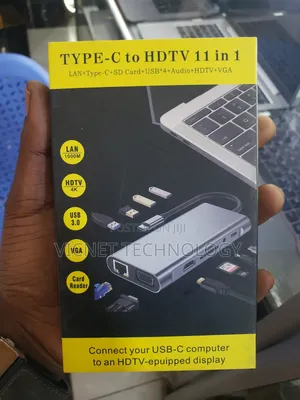 Type C HDTV 11 in 1 Usb Hub With Hdmi,Vga,Pd,Lan,Audio Etc